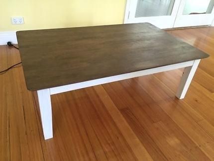 Solid Dark Wood Coffee Table – Paklar Pertaining To Idris Dark Sheesham Solid Wood Coffee Tables (View 15 of 25)