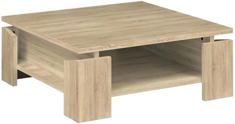 Square Wood Coffee Tables – Longmenexpress (View 9 of 25)