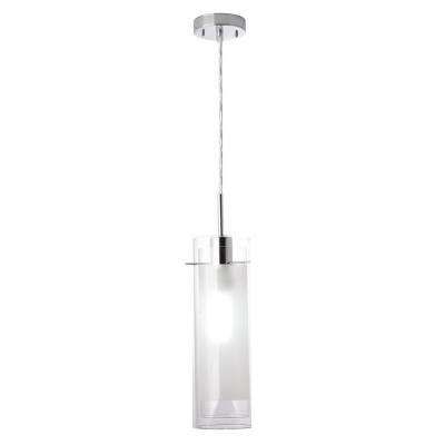 Sydney 1 Light Polished Chrome Clear Glass Hanging Pendant Intended For Barrons 1 Light Single Cylinder Pendants (View 17 of 25)