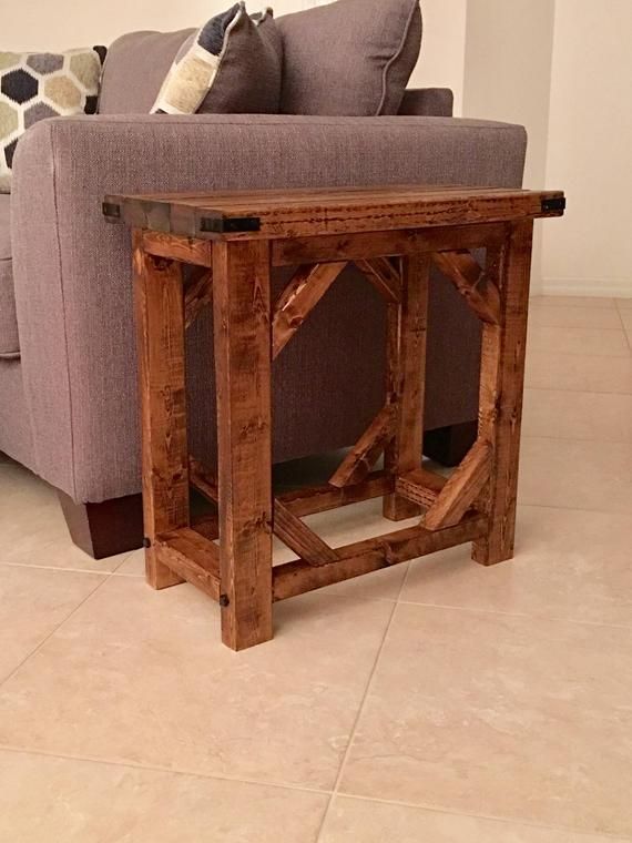 The Gray Barn Michaelis 2 Shelf Rustic End Table (Natural In Carbon Loft Lawrence Reclaimed Cube Coffee Tables (View 31 of 50)