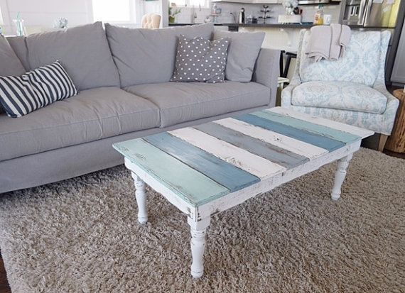This Beachy Coffee Table Was Made From Beautiful Reclaimed Intended For The Gray Barn Broken Brook Coffee Tables (View 13 of 25)