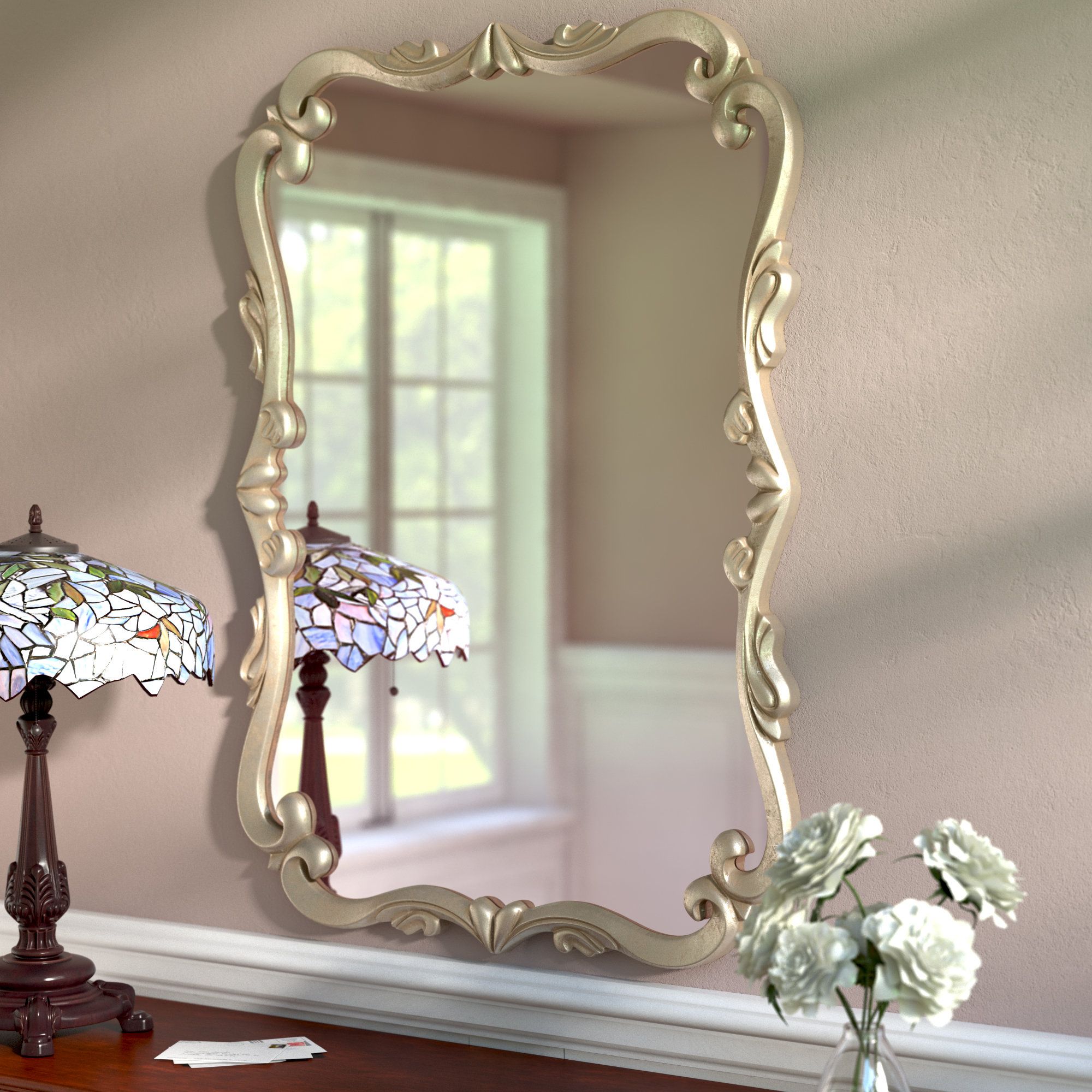 Traditional Accent Mirror In Gingerich Resin Modern &amp; Contemporary Accent Mirrors (View 3 of 20)