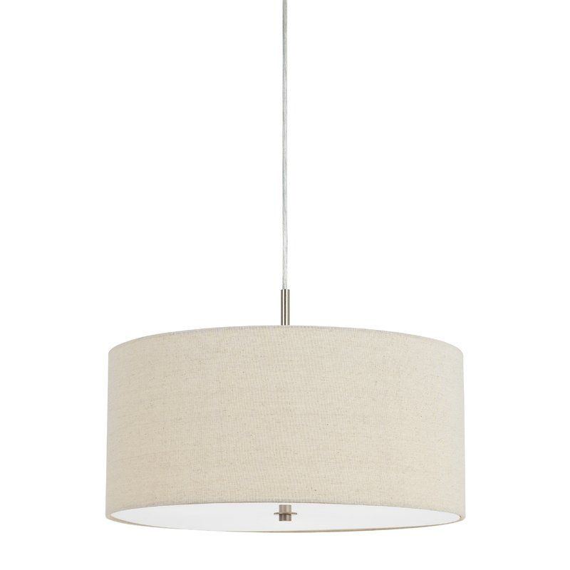 Tristian 3 Light Drum Chandelier With Regard To Friedland 3 Light Drum Tiered Pendants (View 24 of 25)