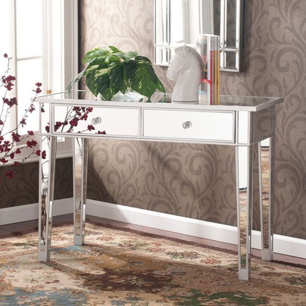 Upton Home Dalton Mirrored Accent Table – Overstock Pertaining To Upton Home Dalton Mirrored Cocktail Tables (View 4 of 25)