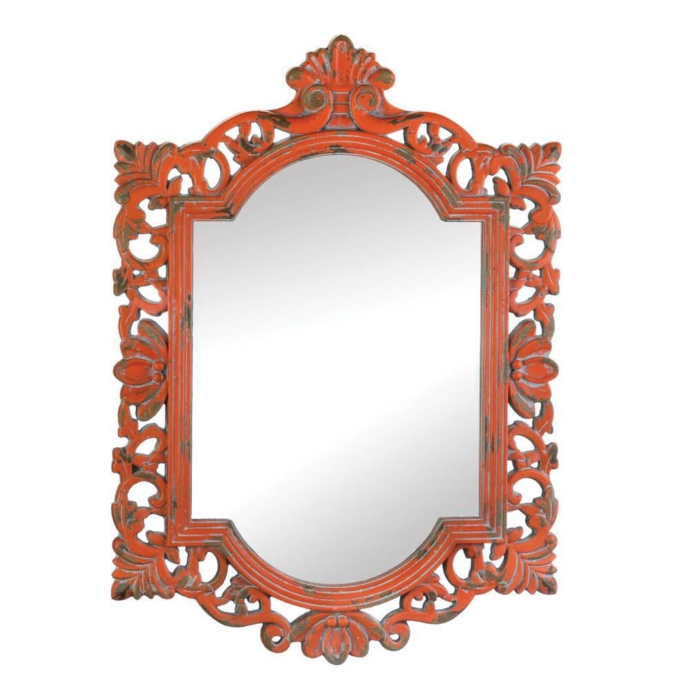 Vintage Emily Coral Mirror | Products | Spiegel, Vintage Throughout Gingerich Resin Modern & Contemporary Accent Mirrors (View 20 of 20)