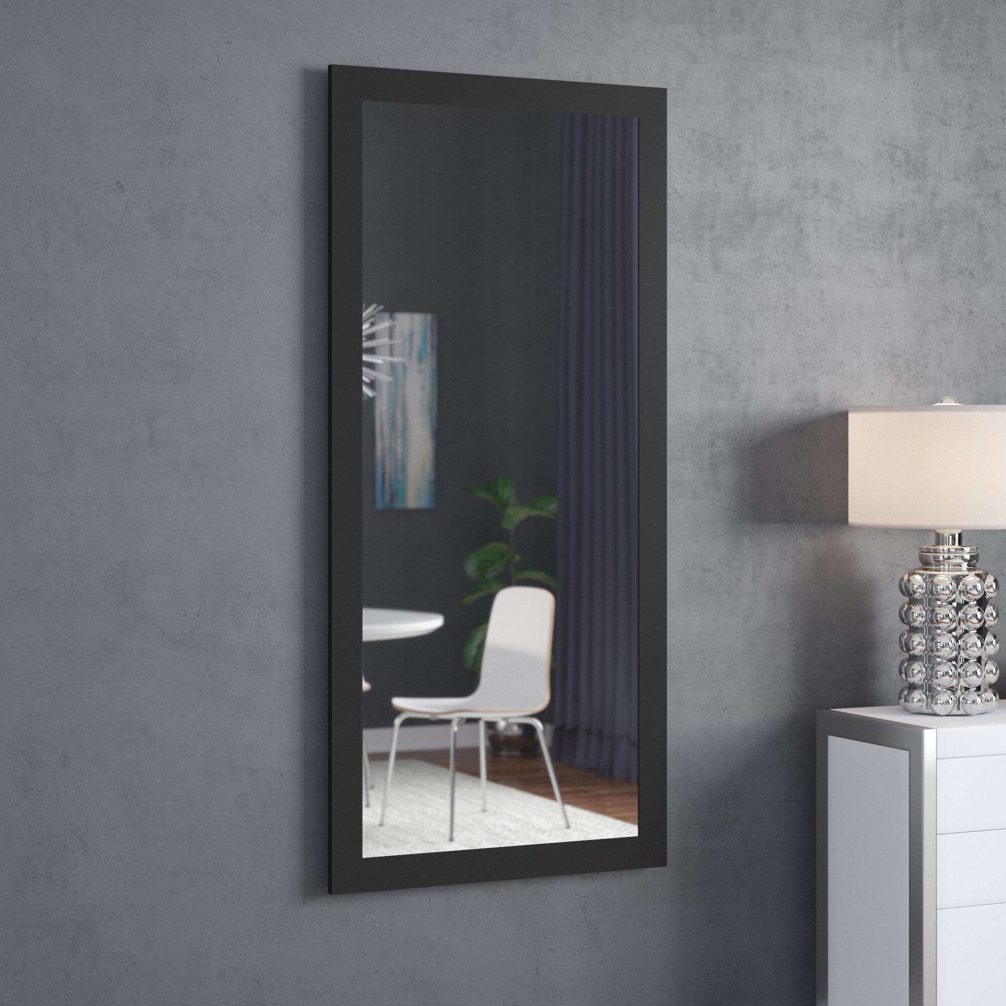 Wade Logan Framed Wall Mirror With Sartain Modern & Contemporary Wall Mirrors (View 20 of 20)