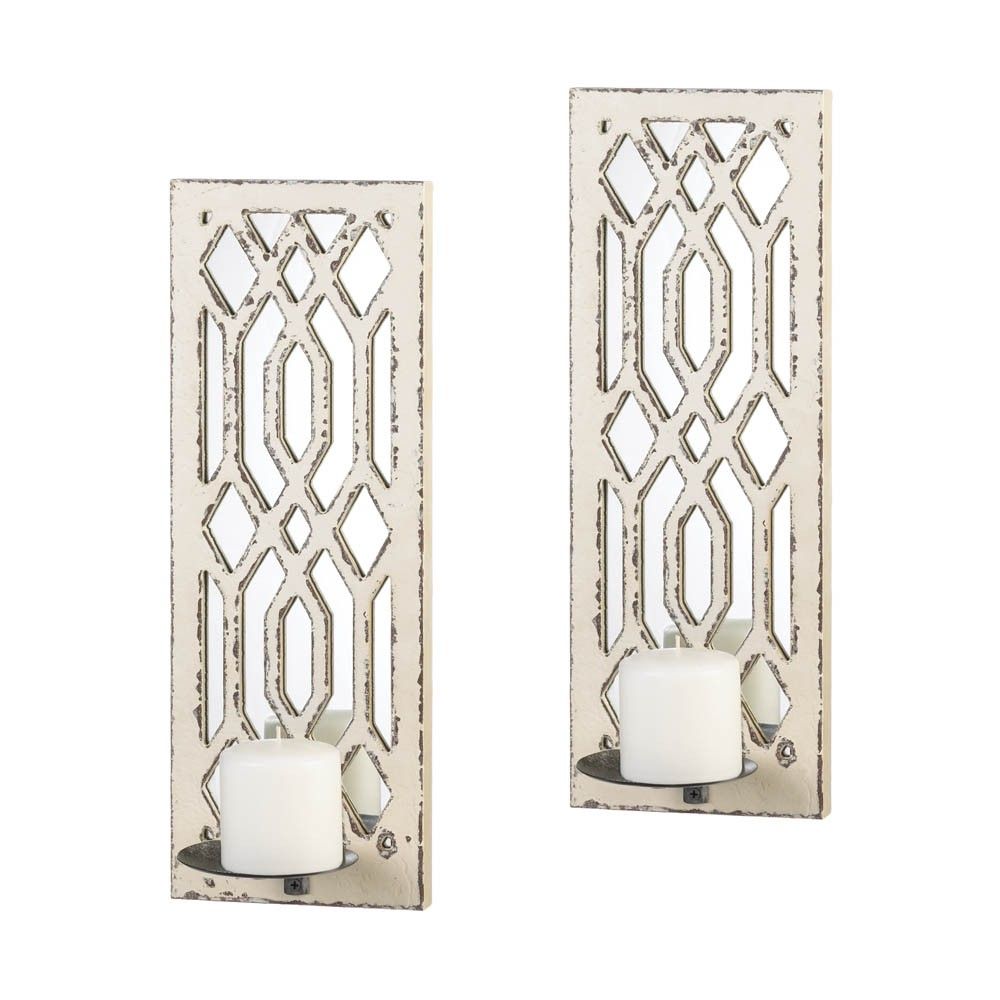 Wall Mirror And Sconce Set | Jonathan Steele Inside Gaunts Earthcott Wall Mirrors (View 14 of 20)