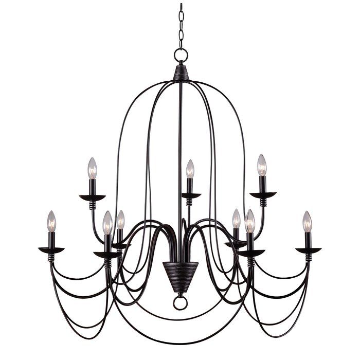 Watford 9 Light Candle Style Chandelier Pertaining To Giverny 9 Light Candle Style Chandeliers (View 6 of 20)