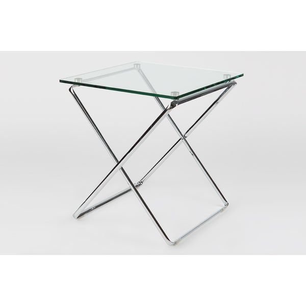 Whiteline Contemporary Modern Jason Occasional Glass Side Table/end Table With Regard To Occasional Contemporary Black Coffee Tables (View 23 of 25)