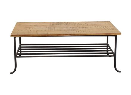 Wrought Iron And Wood Coffee Table – Andrewab.co (View 20 of 25)
