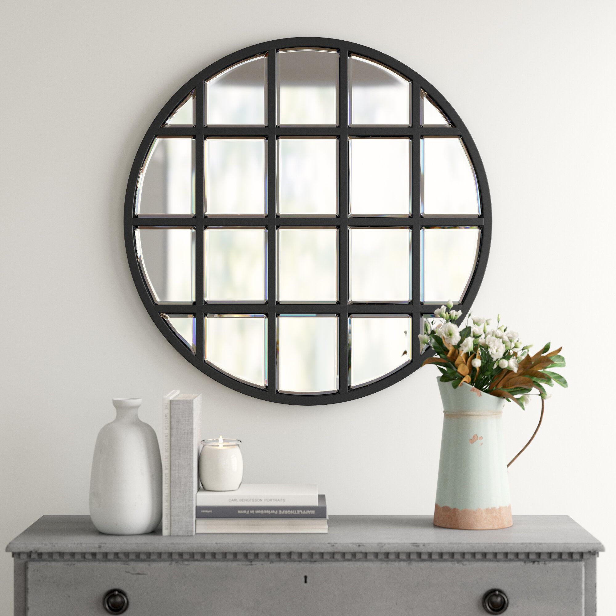 Yatendra Cottage/country Beveled Accent Mirror & Reviews Inside Austin Industrial Accent Mirrors (View 5 of 20)