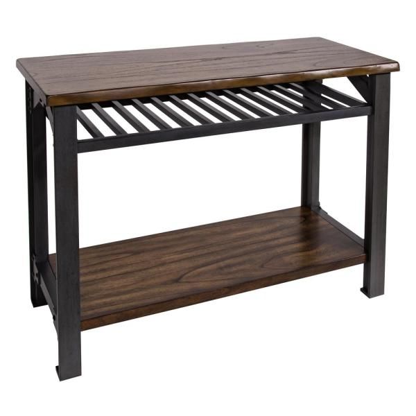 Yosemite Home Decor Bethel Park Graphite Grey/ Brown Console In Arella Ii Modern Distressed Grey White Coffee Tables (View 25 of 25)