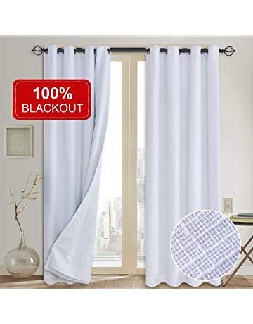 100% Blackout Curtains(With Liner),primitive Linen Look In Duran Thermal Insulated Blackout Grommet Curtain Panels (View 11 of 25)