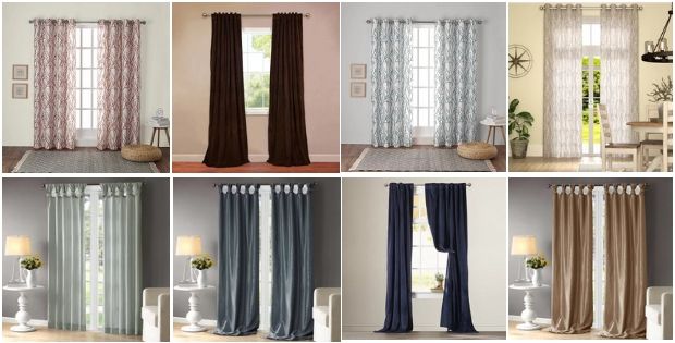 150+ Farmhouse Curtains And Rustic Curtains – Farmhouse Goals Pertaining To Sugar Creek Grommet Top Loha Linen Window Curtain Panel Pairs (View 11 of 26)