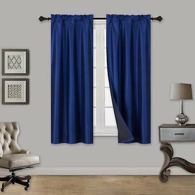 2 Blackout Window Curtains Panel Pair Grommet Drape Thermal With Primebeau Geometric Pattern Blackout Curtain Pairs (View 19 of 25)