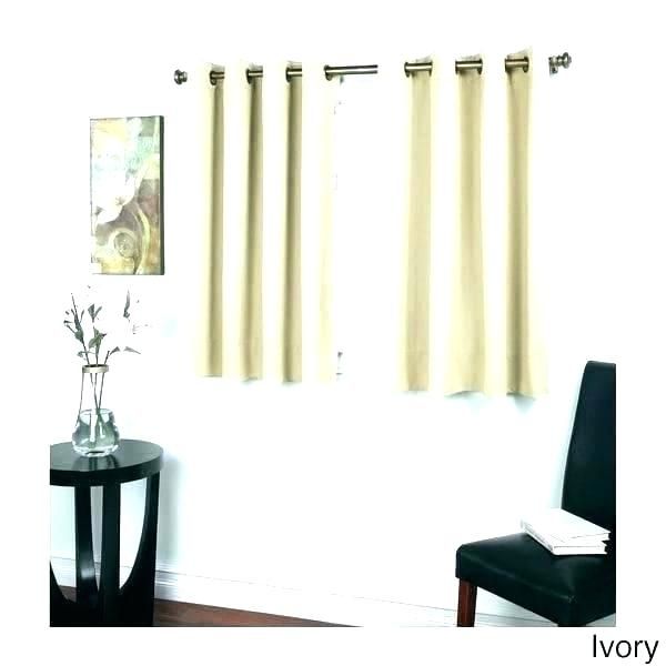 45 Inch Curtains – Christiantranslations With Regard To Ultimate Blackout Short Length Grommet Panels (View 17 of 25)