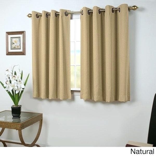 54 Inch Length Blackout Curtains With Ultimate Blackout Short Length Grommet Curtain Panels (View 19 of 25)