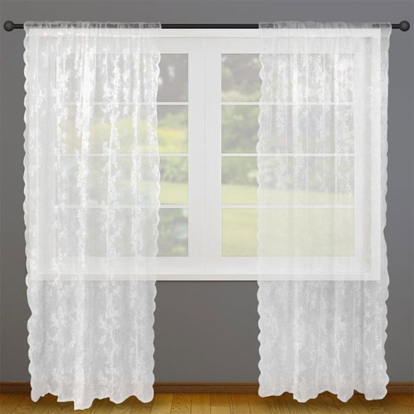 6 Best Lace Curtains Of 2019 – Easy Home Concepts With Alison Rod Pocket Lace Window Curtain Panels (View 19 of 25)