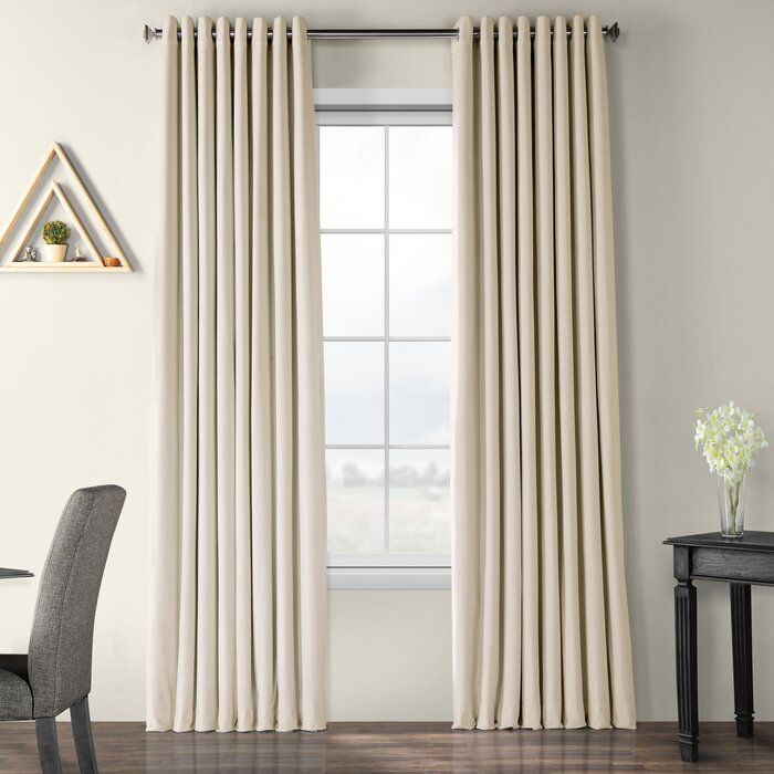 Adamsville Solid Blackout Thermal Grommet Single Curtain Panel Pertaining To Luxury Collection Venetian Sheer Curtain Panel Pairs (View 23 of 25)