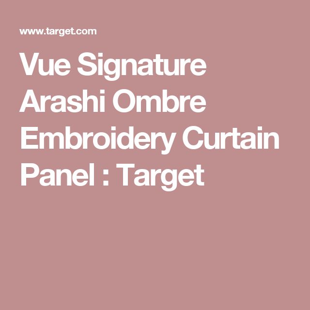 Arashi Ombre Embroidery Light Filtering Curtain Panels – Vue In Ombre Embroidery Curtain Panels (View 2 of 25)