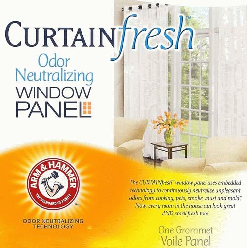 Arm & Hammer ™ Curtain Fresh Odor Neutralizing Window Panels Pertaining To Arm And Hammer Curtains Fresh Odor Neutralizing Single Curtain Panels (View 23 of 25)