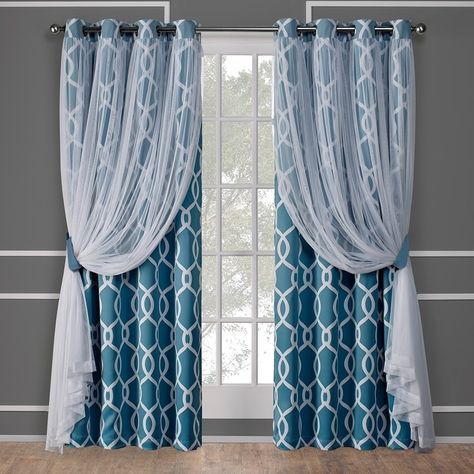 Ati Home Carmela Thermal Woven Blackout Grommet Top Curtain With Thermal Woven Blackout Grommet Top Curtain Panel Pairs (View 7 of 25)