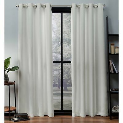 Ati Home Oxford Sateen Woven Blackout Grommet Top Curtain | Ebay Intended For Easton Thermal Woven Blackout Grommet Top Curtain Panel Pairs (View 14 of 25)