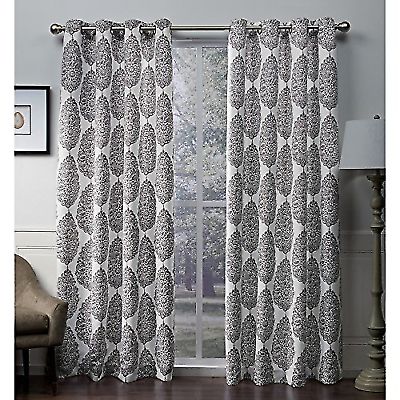 Ati Home Queensland Sateen Blackout Grommet Top Curtain With Oxford Sateen Woven Blackout Grommet Top Curtain Panel Pairs (View 7 of 25)