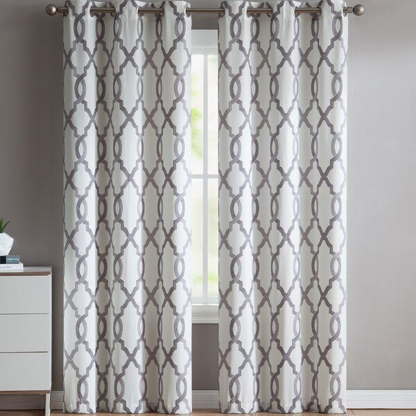 Bedroom Sheer Curtains | Wayfair Intended For Oakdale Textured Linen Sheer Grommet Top Curtain Panel Pairs (View 9 of 27)
