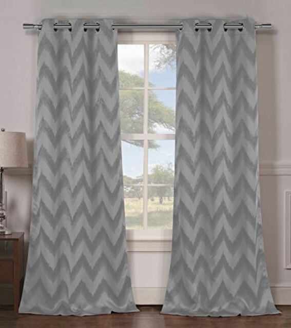 Best Thermal Blackout Curtains | Flisol Home Within Silvertone Grommet Thermal Insulated Blackout Curtain Panel Pairs (View 16 of 25)