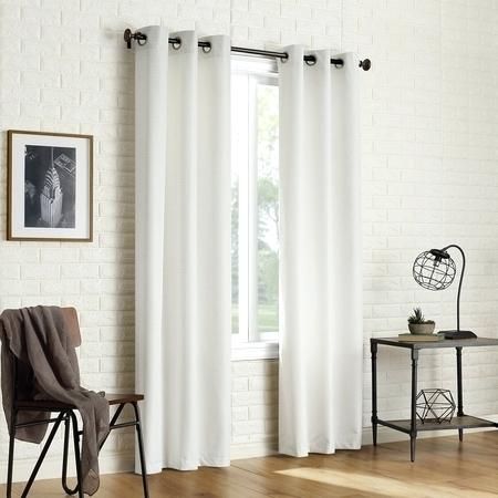 Blackout Grommet Curtains Sun Zero 2 Pack Textured Thermal Throughout Superior Solid Insulated Thermal Blackout Grommet Curtain Panel Pairs (View 18 of 25)