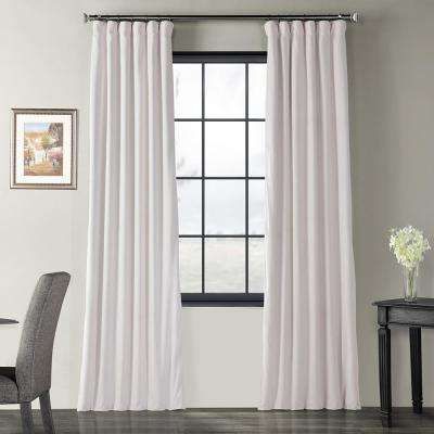 Blackout Signature Off White Blackout Velvet Curtain – 50 In. W X 96 In (View 16 of 25)
