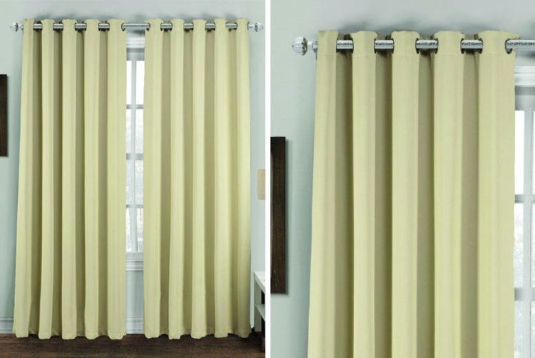 Blackout Thermal Curtains | Shop | Livingsocial Intended For London Blackout Panel Pair (View 14 of 25)