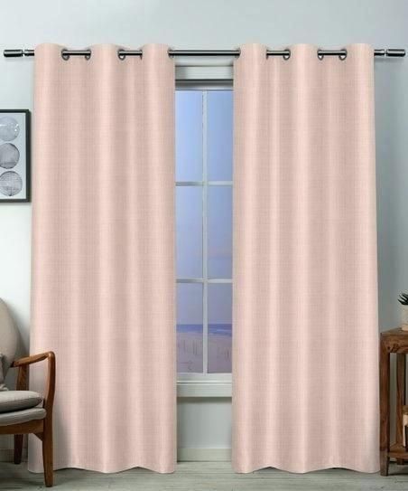 Blush Colored Curtains All Seasons Waterfall Window Valance With Regard To All Seasons Blackout Window Curtains (View 18 of 25)