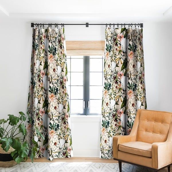 Boho Curtains Canada | Flisol Home Within Lambrequin Boho Paisley Cotton Curtain Panels (View 4 of 25)