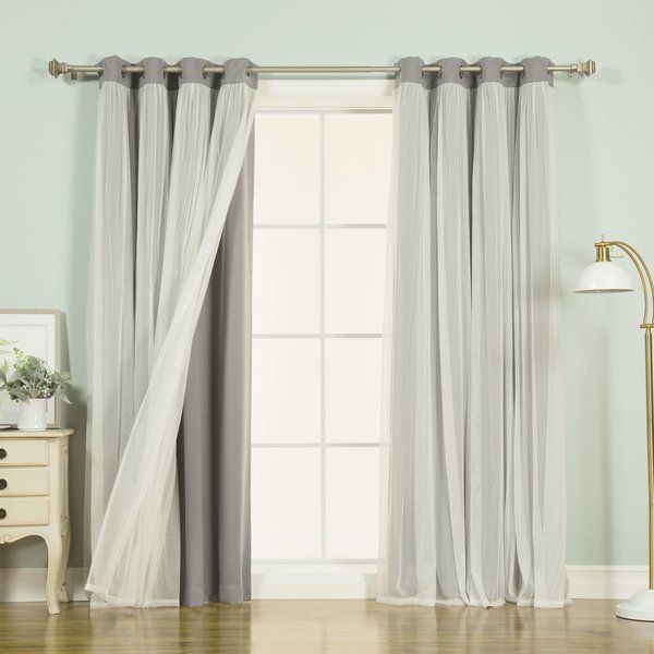 Brockham Blackout Thermal Grommet Curtain Panels Pertaining To Solid Cotton True Blackout Curtain Panels (View 9 of 25)