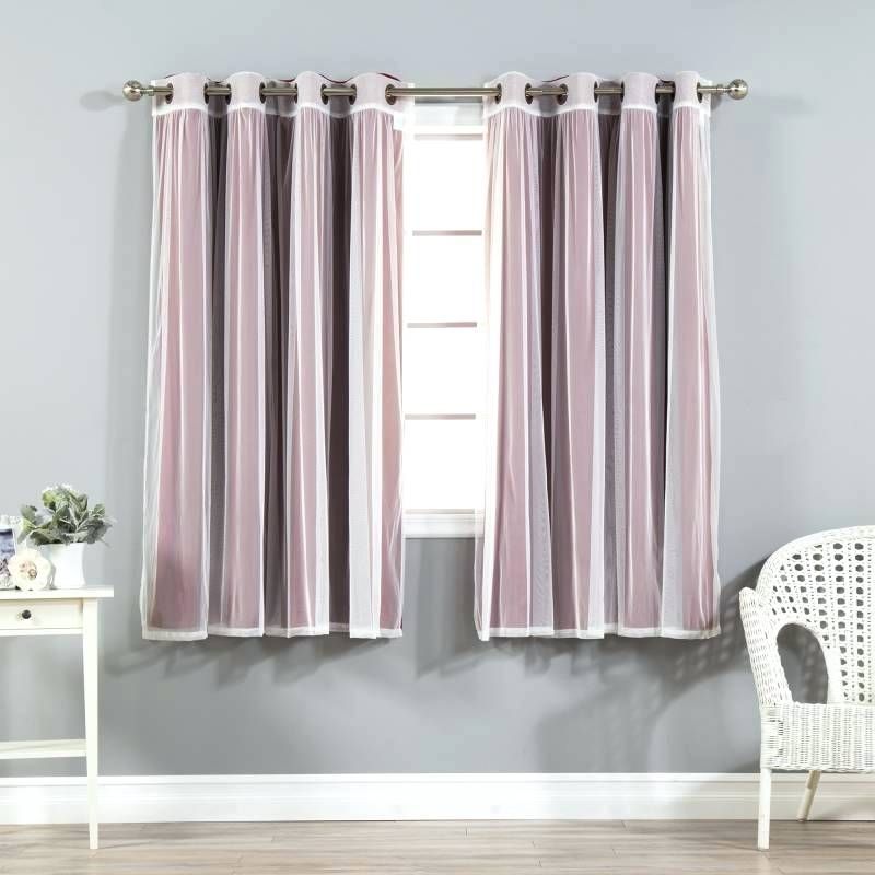 Bronze Grommet Curtains Antique Mix And Match Gathered Tulle For Mix & Match Blackout Tulle Lace Bronze Grommet Curtain Panel Sets (View 18 of 25)