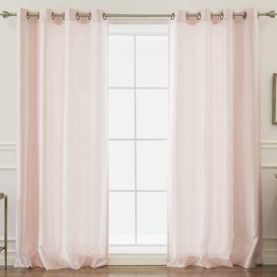 Brunilda Solid Blackout Thermal Grommet Curtain Panels Intended For Whitman Curtain Panel Pairs (View 21 of 25)