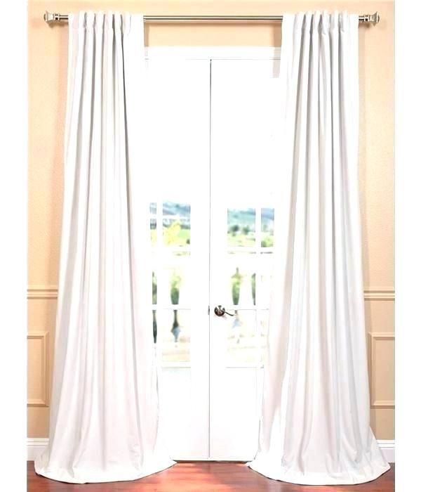 Buy Signature Off White Blackout Velvet Curtains And Drapes With Regard To Signature Pinch Pleated Blackout Solid Velvet Curtain Panels (View 24 of 25)
