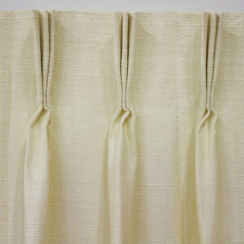 Canton And Rio – Canton Unlined Ivory Cotton Pinch Pleat Throughout Solid Cotton Pleated Curtains (View 19 of 25)