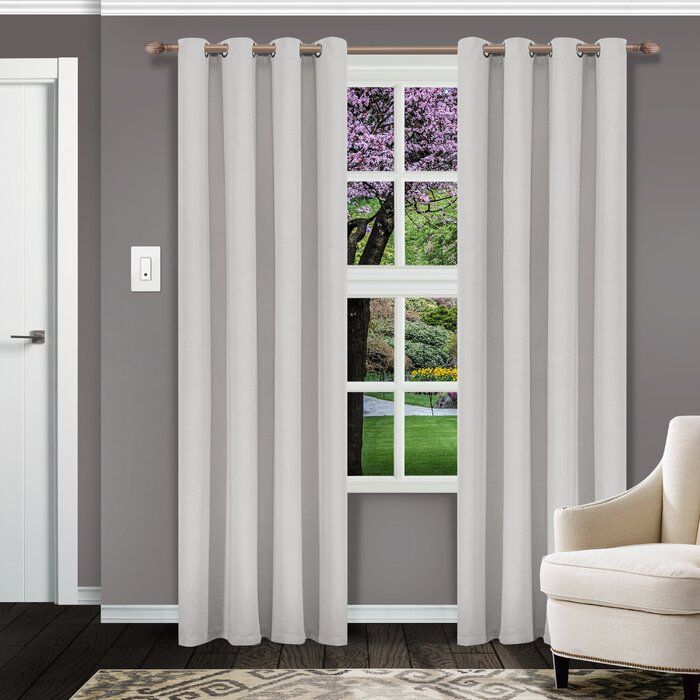 Catumba Blackout Thermal Grommet Panel Pair Throughout Luxury Collection Summit Sheer Curtain Panel Pairs (View 11 of 25)
