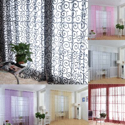 Chic Sheer Voile Vertical Ruffled Tier Window Curtain Single Regarding Sheer Voile Ruffled Tier Window Curtain Panels (View 7 of 25)
