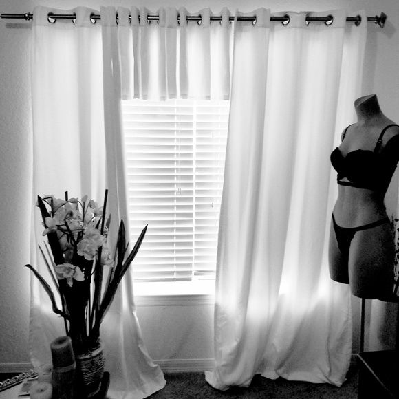 Cindy Crawford White Blackout Curtains Throughout Archaeo Washed Cotton Twist Tab Single Curtain Panels (View 12 of 25)