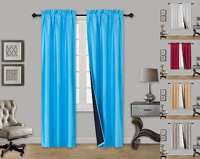 Classic Hotel Quality 36"w X 54"l Fabric Bathroom Window Pertaining To Classic Hotel Quality Water Resistant Fabric Curtains Set With Tiebacks (View 6 of 25)