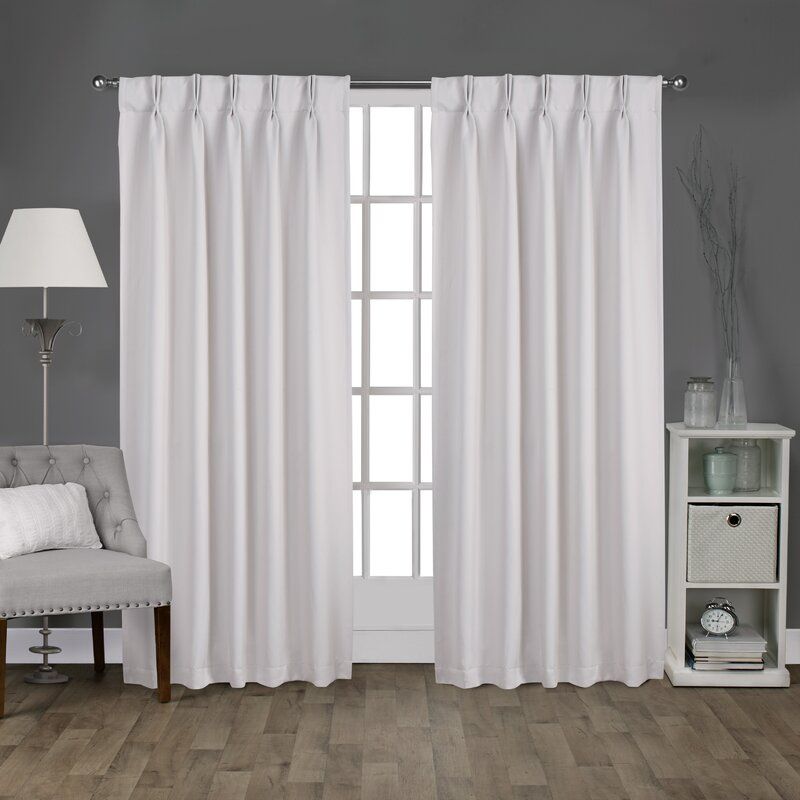 Claudio Solid Blackout Thermal Back Tab Curtain Panels With Luxury Collection Faux Leather Blackout Single Curtain Panels (View 16 of 25)