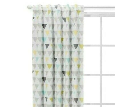 Cloud Island Blackout Curtain Panel Triangles (42" X 84") –  Gray/yellow/green | Ebay Inside Keyes Blackout Single Curtain Panels (View 23 of 25)