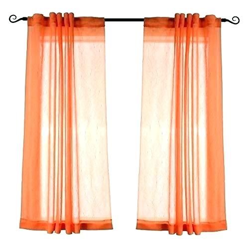 Crushed Voile Sheer Curtains – Home Models For Erica Crushed Sheer Voile Grommet Curtain Panels (View 22 of 25)