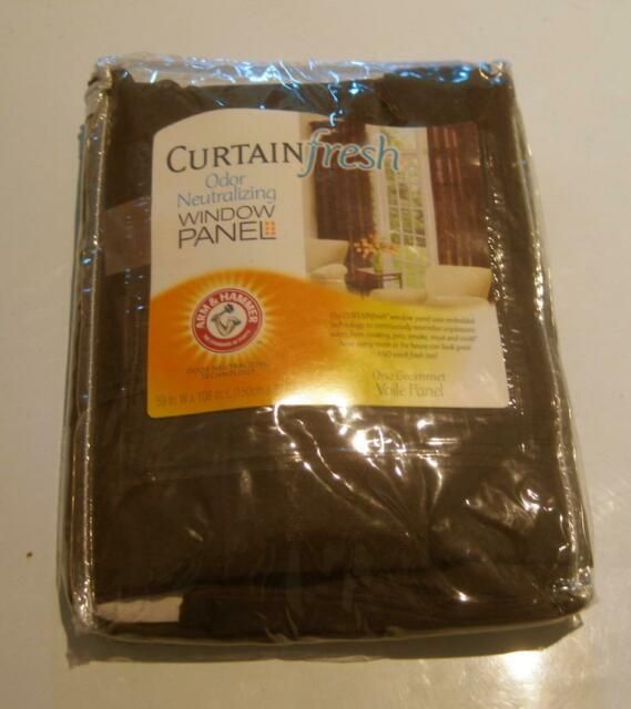Curtain Fresh Arm And Hammer Odor Neutralizing Sheer Panel, 59X108, Brown With Regard To Arm And Hammer Curtains Fresh Odor Neutralizing Single Curtain Panels (View 25 of 25)