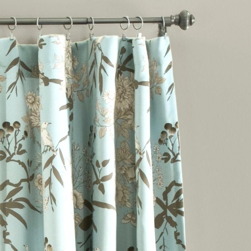 Curtain Panel Pairs Kids Abstract Room Darkening Pair Throughout Floral Pattern Room Darkening Window Curtain Panel Pairs (View 21 of 25)