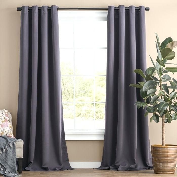 Delightful Grommet Top Curtains Images 84 Valance Solid Within Total Blackout Metallic Print Grommet Top Curtain Panels (View 21 of 25)